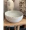 WHITE CERAMIC BOWL WITH EDGING