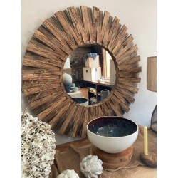 LARGE FIRWOOD MIRROR