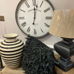 LARGE MONOCHROME VASE