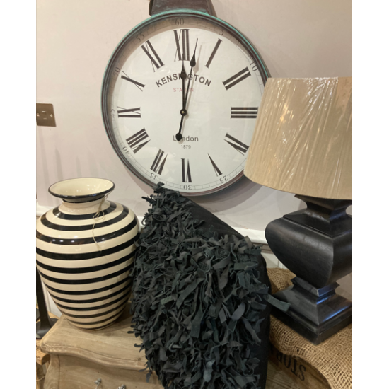 LARGE MONOCHROME VASE