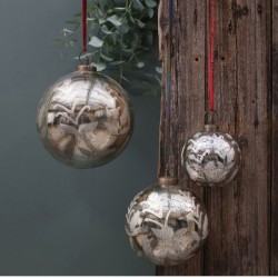Giant Antique Gold Bauble