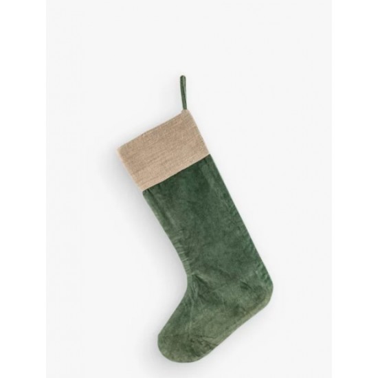 GREEN VELVET STOCKING