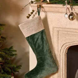GREEN VELVET STOCKING