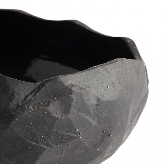Serving bowl Kuri - Stone -Black
