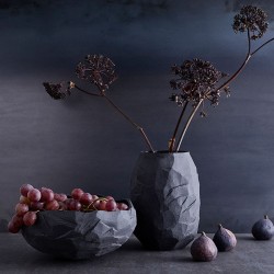 Serving bowl Kuri - Stone -Black