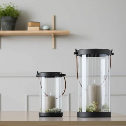 Pipe Lantern -set of 2