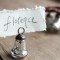 Bell Place Name Holder Antique Silver (Set of 8)