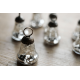 Bell Place Name Holder Antique Silver (Set of 8)