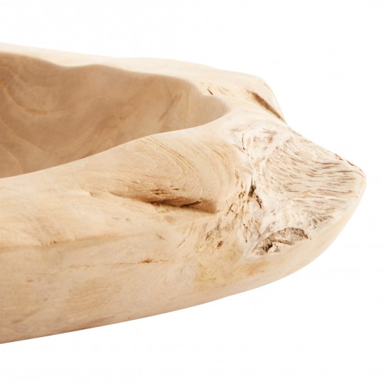Bowl Rustic 40 - natural, unfinished