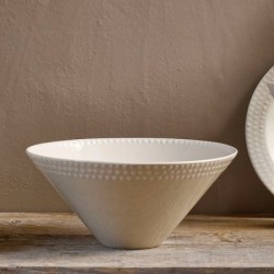 ELA SERVING BOWL -CREAM