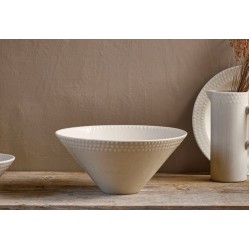 ELA SERVING BOWL -CREAM