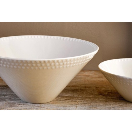 ELA SERVING BOWL -CREAM