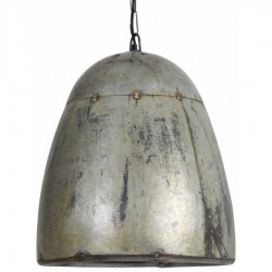 Antique silver pendant light